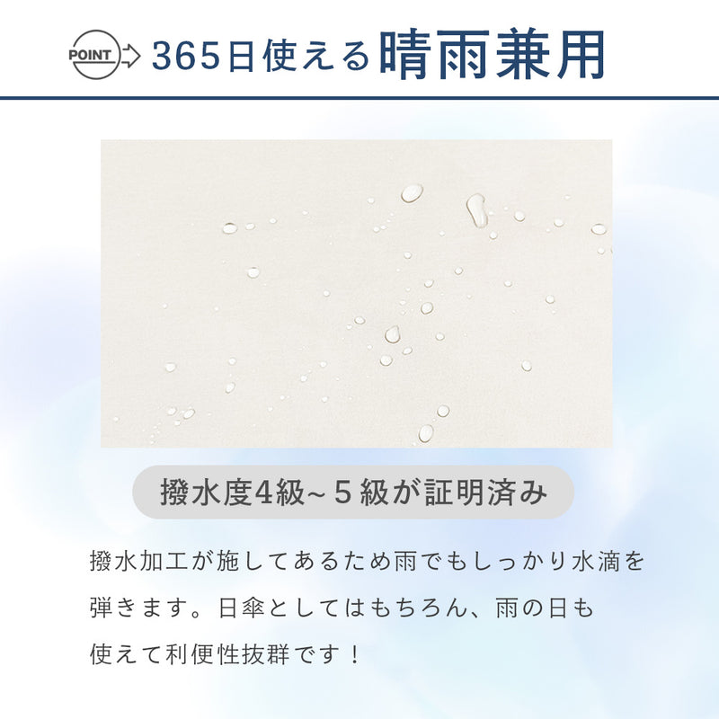 monaka / 超軽量 日傘 折りたたみ傘 遮光無地 100％遮光 UVカット100％ UPF50+ メンズ日傘 男女兼用