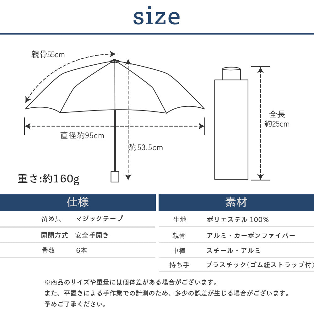 monaka / 超軽量 日傘 折りたたみ傘 遮光無地 100％遮光 UVカット100