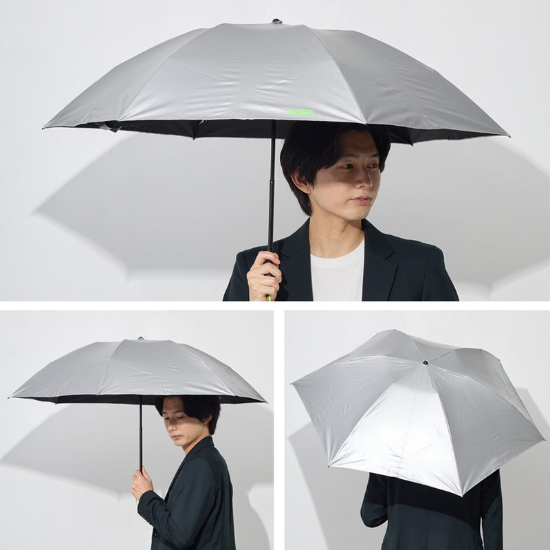 monaka / 晴雨兼用 コンパクト 100％遮光 UVカット100％ UPF50+ 折りたたみ傘 日傘 完全遮光 UVカット メンズ レディース 軽量 コンパクト 男女兼用  コンパクトサイズ  55