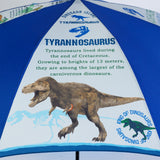 学研の図鑑ライブ 恐竜 ティラノサウルス / 子供用傘 50cm 雨傘 長傘 グラスファイバー