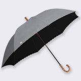 リサとガスパール / 日傘 1級遮光 晴雨兼用 UVカット 長傘 スカラ刺繍