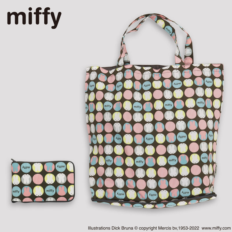 【50% OFF】miffy ミッフィー / エコバッグ 撥水 レインエコバッグ 買い物バッグ オータムカラー