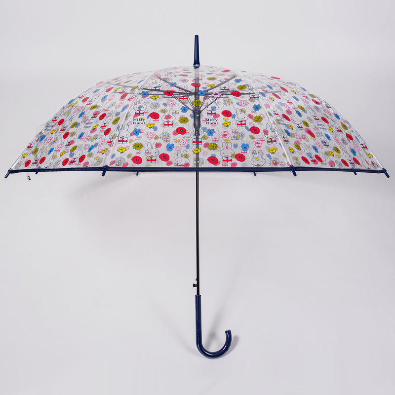 miffy ミッフィー / Miffy Floral 子供用 60cm 雨傘 長傘 グラスファイバー