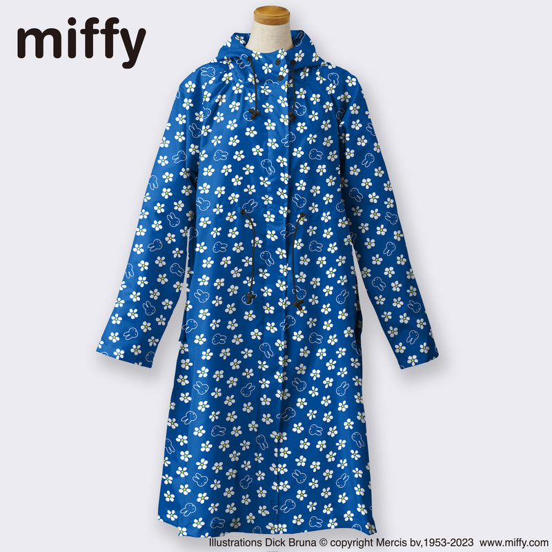 miffy ミッフィー / レインコート 大人用 花柄