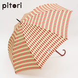 pitori「MENTAIKO」/ レディース傘 雨傘 長傘 耐風 グラスファイバー